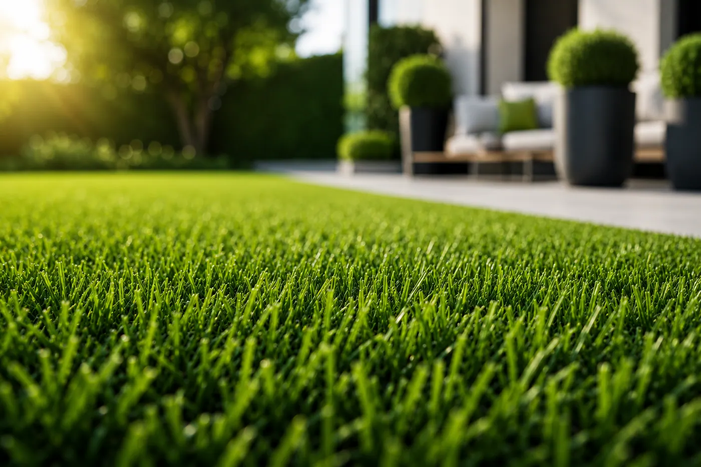 Gazon synthétique pour terrasse & balcon